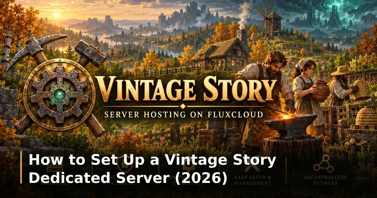 How to Set Up a Vintage Story Dedicated Server (2026) | Flux