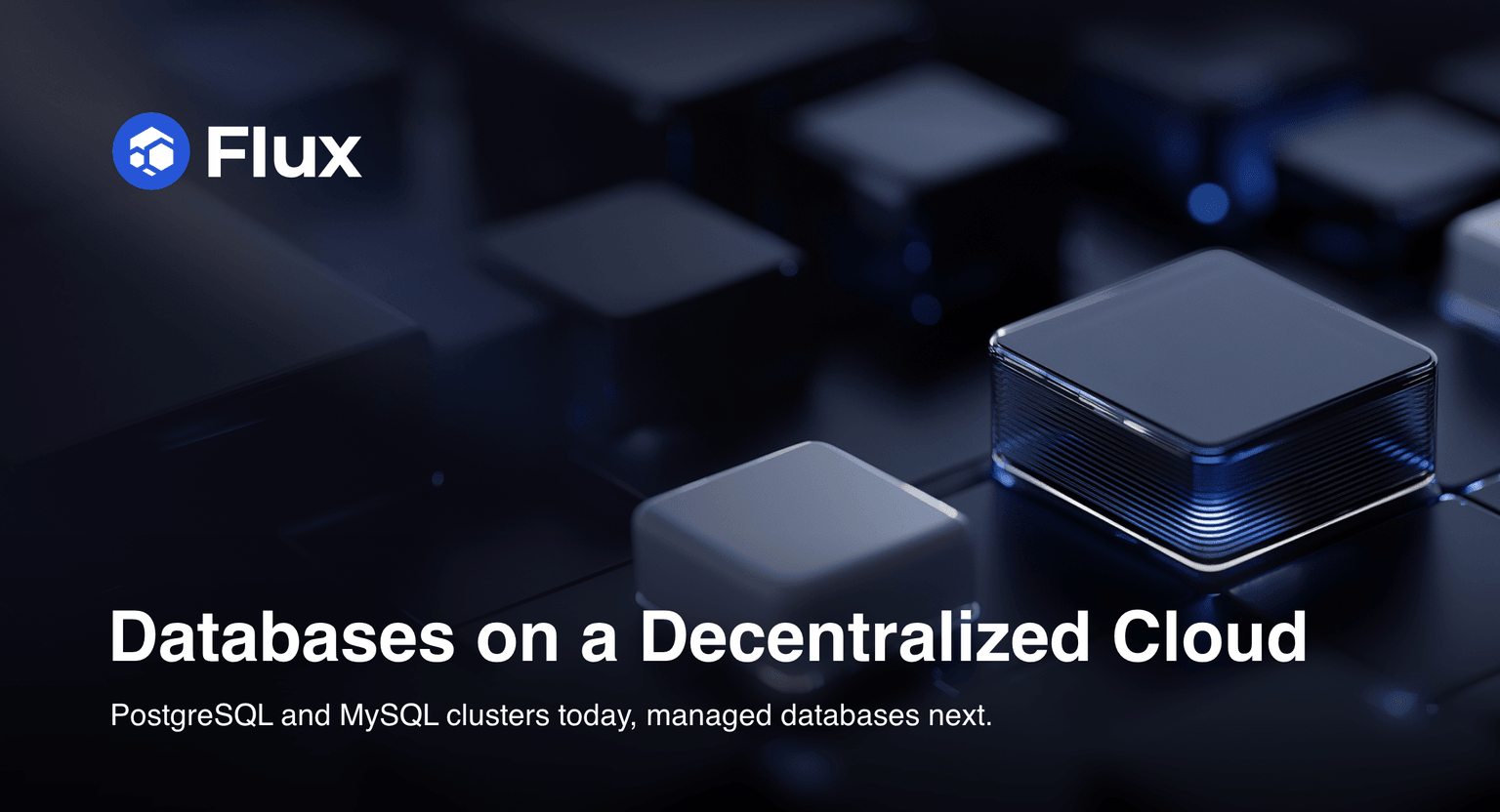 Databases on a Decentralized Cloud