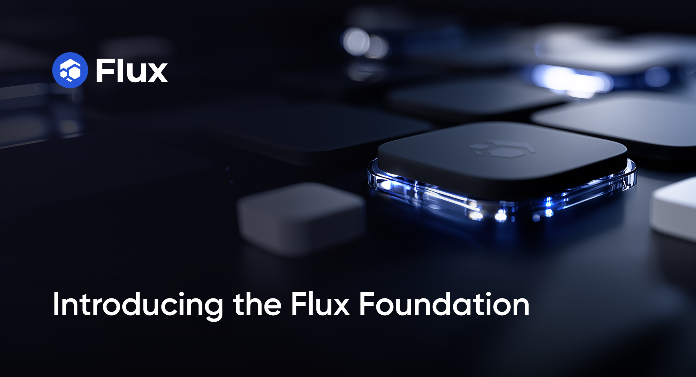 Introducing the Flux Foundation announcement banner