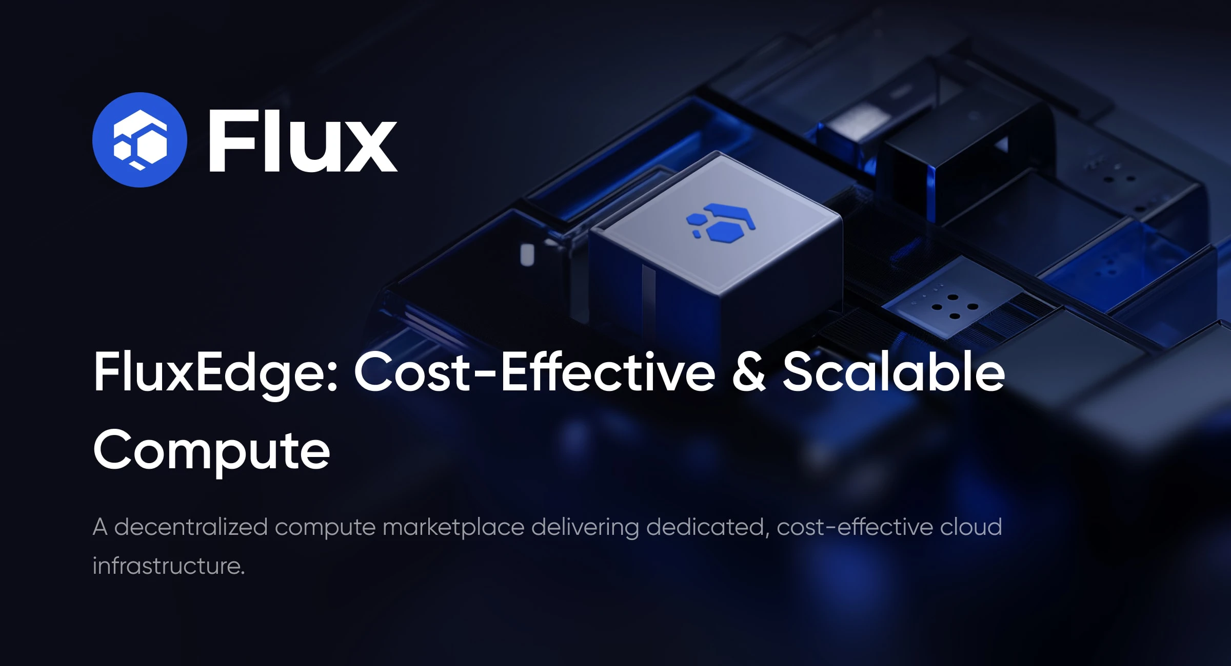 FluxEdge: Scalable, Decentralized Compute Marketplace